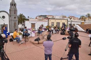 Viva Canarias graba su primer programa en Telde (Foto Francisco Javier Santana)